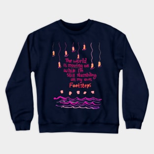 moving world Crewneck Sweatshirt